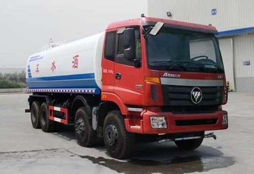 25噸灑水車租賃_福田歐曼前四后八23噸綠化灑水車廠家價格3