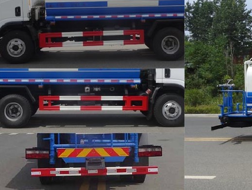 10方灑水車價格_陜汽軒德10噸綠化灑水車廠家價格3