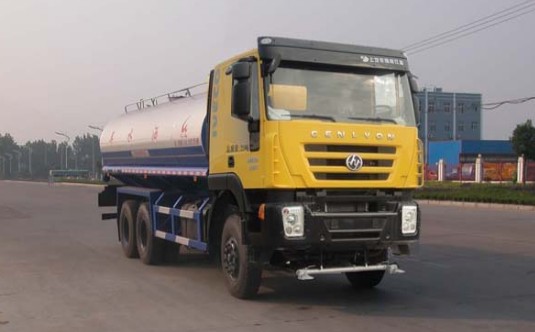 20噸灑水車型號_上汽紅巖杰獅20噸綠化灑水車廠家價格4