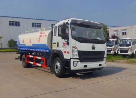 15噸灑水車報價表_重汽豪沃G5X-15噸綠化灑水車廠家價格4