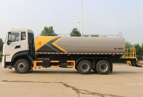 國六東風天龍18方后雙橋綠化灑水車廠家價格3