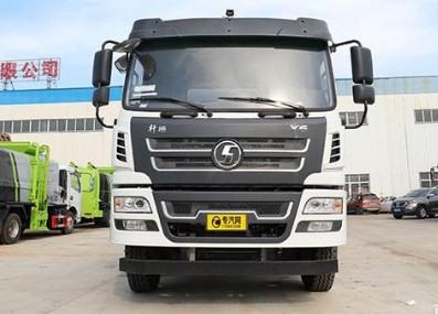 工程灑水車廠家_20方陜汽軒德X6后雙橋灑水車4